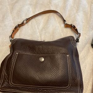 Coach Brown Leather Shoulder Bag